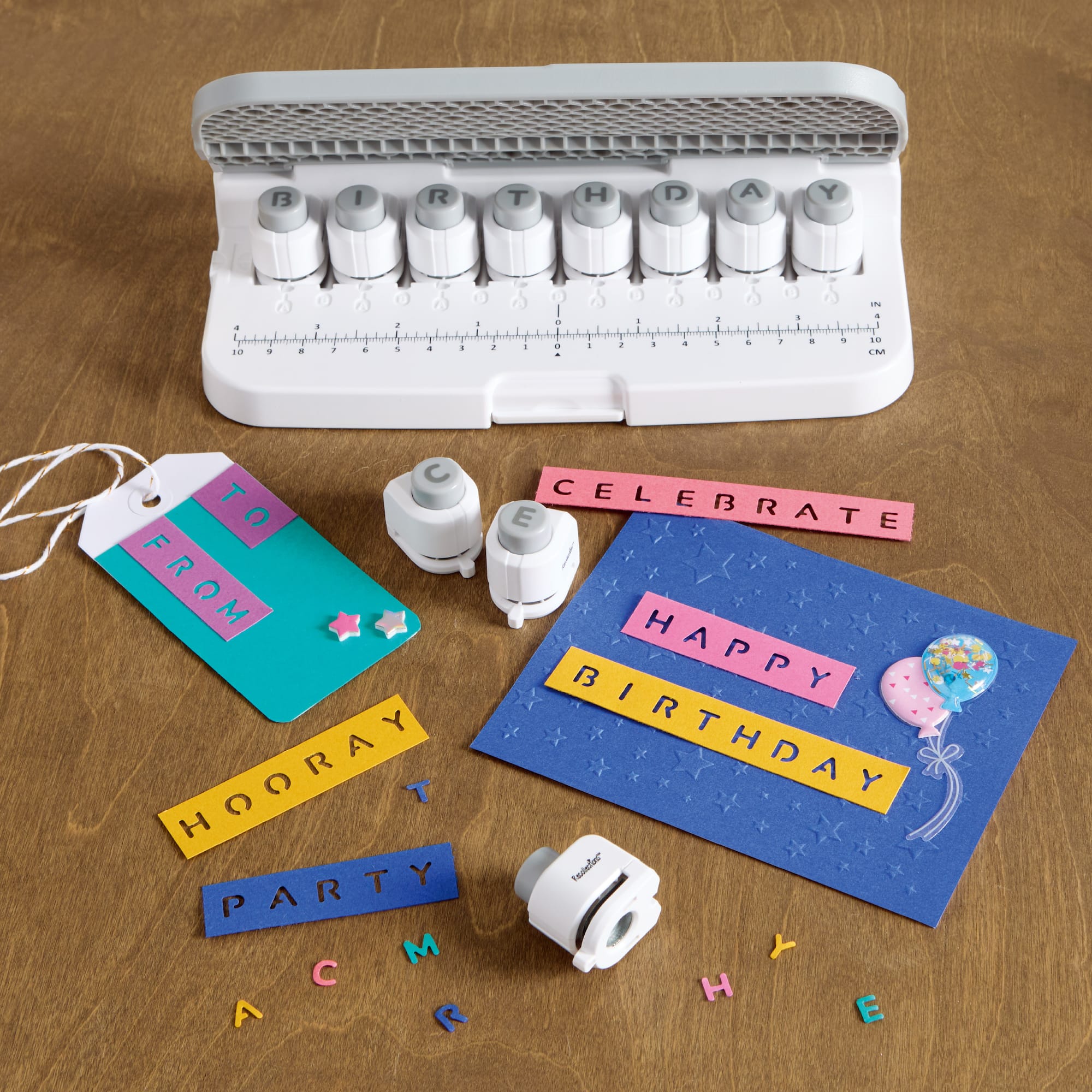 6 Pack: Alphabet Punch Board Set by Recollections™